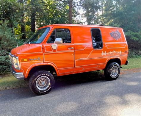 This 1987 Chevrolet G20 van was built by aftermarket conversion company Pathfinder in the 1980s and originally spent time traversing the rugged terrain of the Sierra Nevada Mountains. . 4x4 g20 van for sale